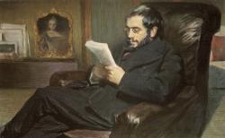 Бакст Л.С. Портрет А. Н. Бенуа. 1898